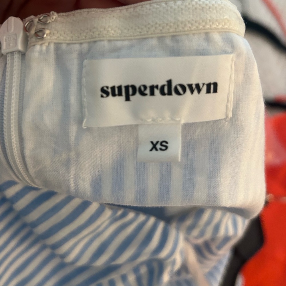Superdown Revolve Striped Mini Strapless Dress - Picture 2 of 2
